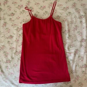 Miley Cyrus and Max Azria cute vintage red tank top